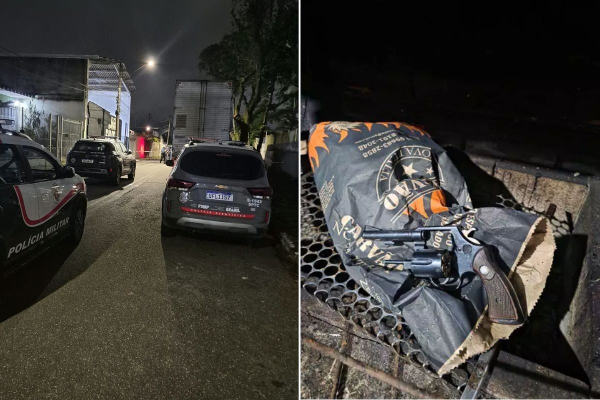 Imagens relacionadas à ocorrência policial em Registro