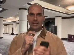 Eduardo Bolsonaro em vídeo publicado na rede X