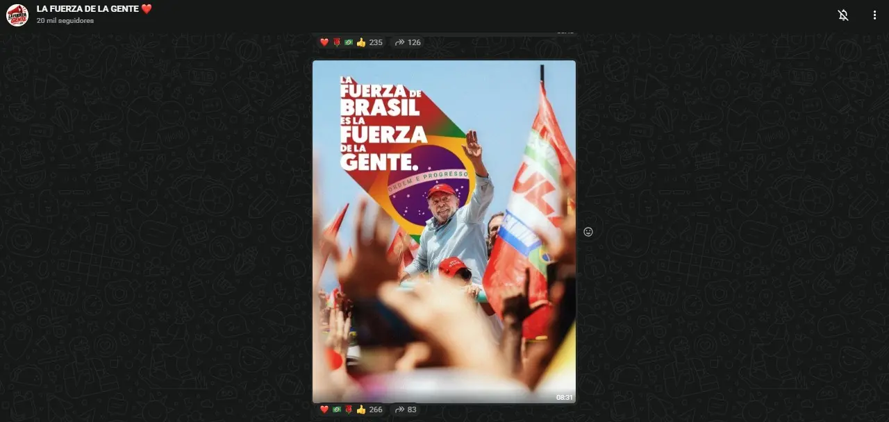 Montagem sobre grupos de esquerda inspirados na estratégia digital de André Janones