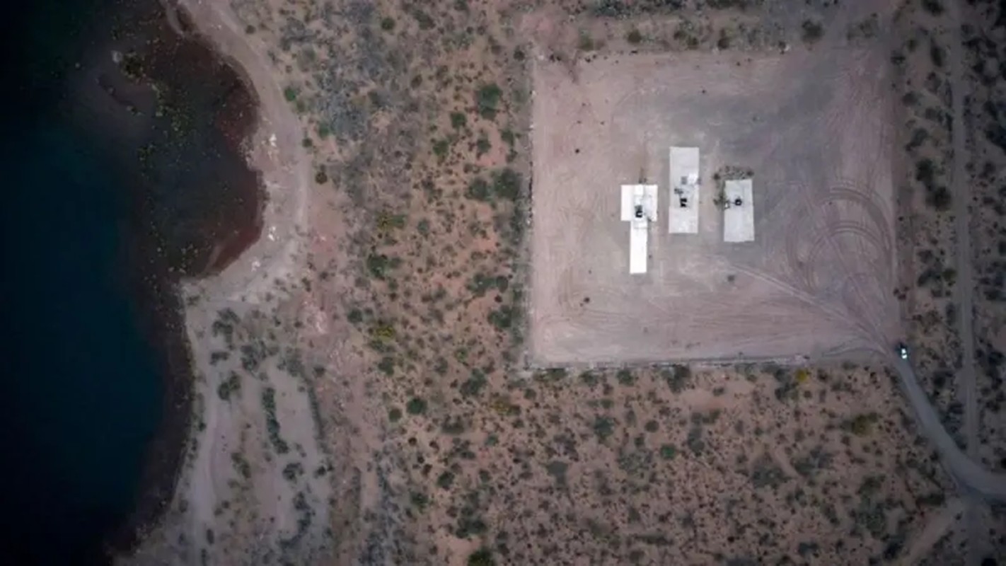 Formação geológica de Vaca Muerta no oeste da Argentina