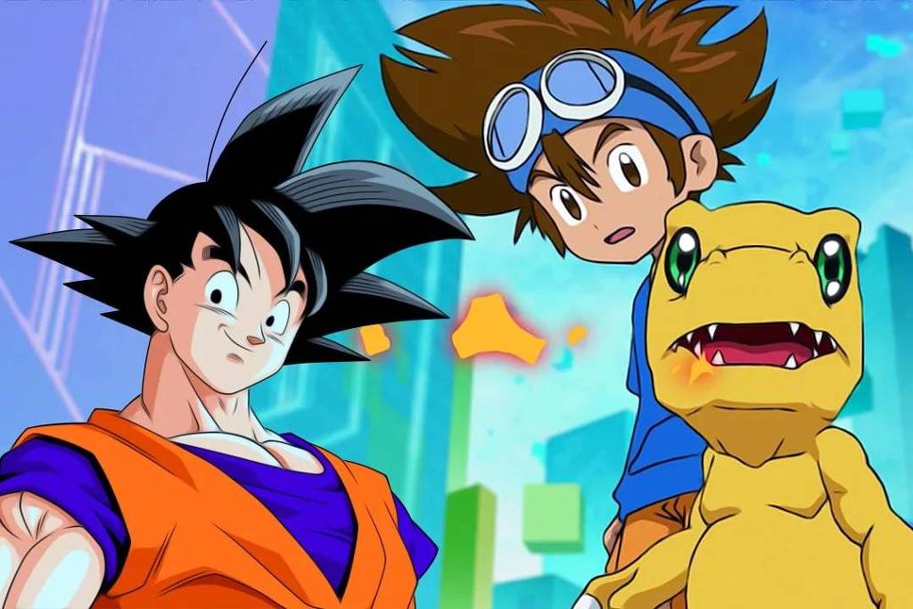 Personagens de Dragon Ball e Digimon