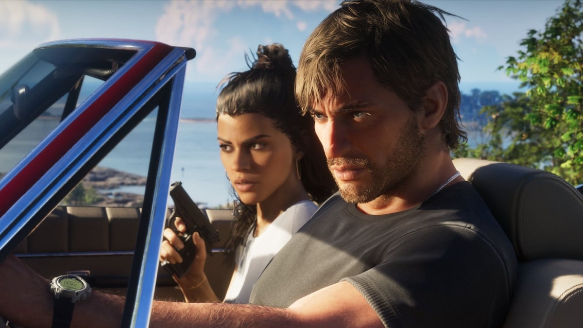 Táxi em cena de GTA 6