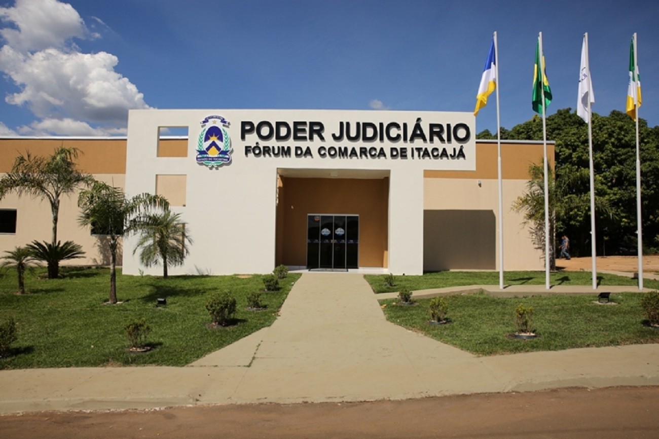 Fórum da Comarca de Itacajá, no Tocantins