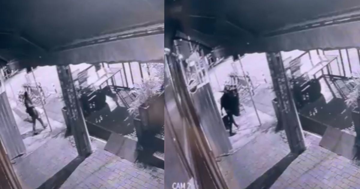 Câmera de segurança registra suspeitos deixando joalheria na Rua Oscar Freire