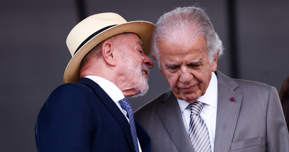 Lula conversa com José Múcio Monteiro
