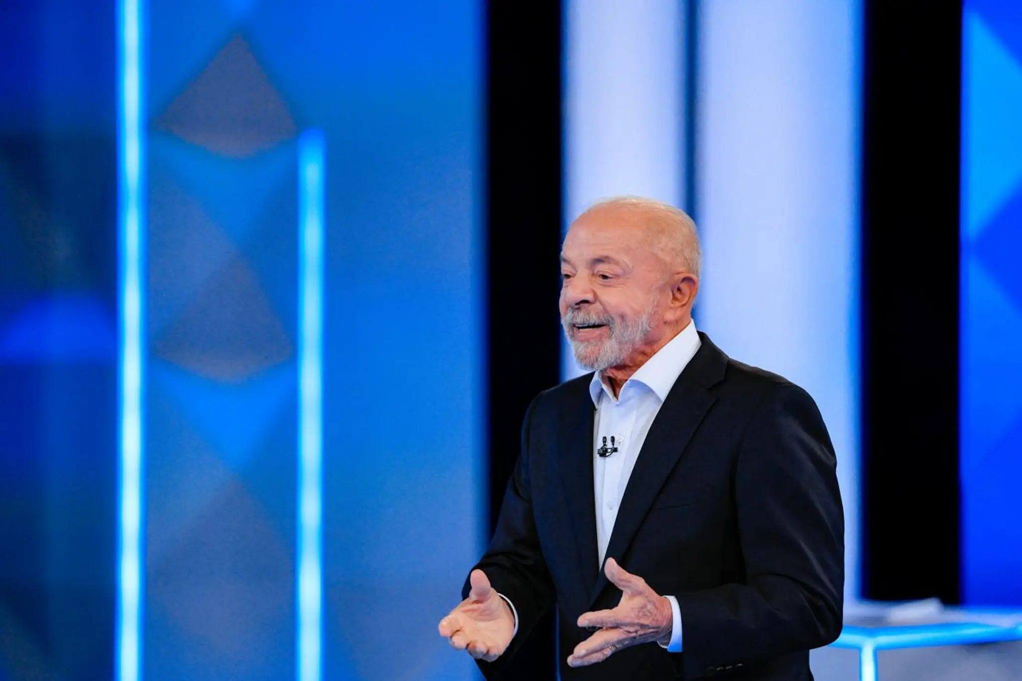 Lula durante debate da TV Globo