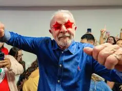 Luiz Inácio Lula da Silva durante pronunciamento após a reeleição