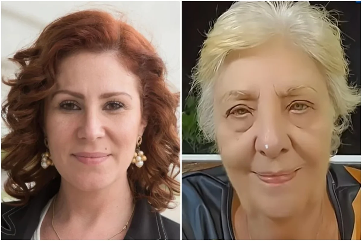Carla Zambelli ao lado da mãe, Rita Zambelli