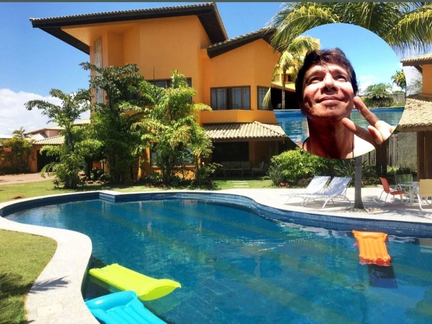 Mansão de Netinho em Guarajuba, na Bahia