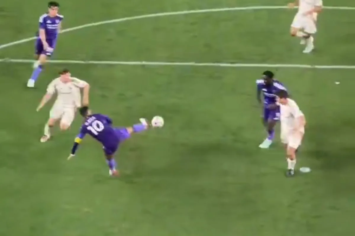 Martín Ojeda durante partida do Orlando City