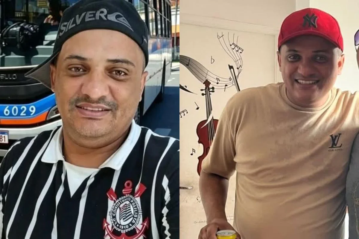 Homem e criança em área externa