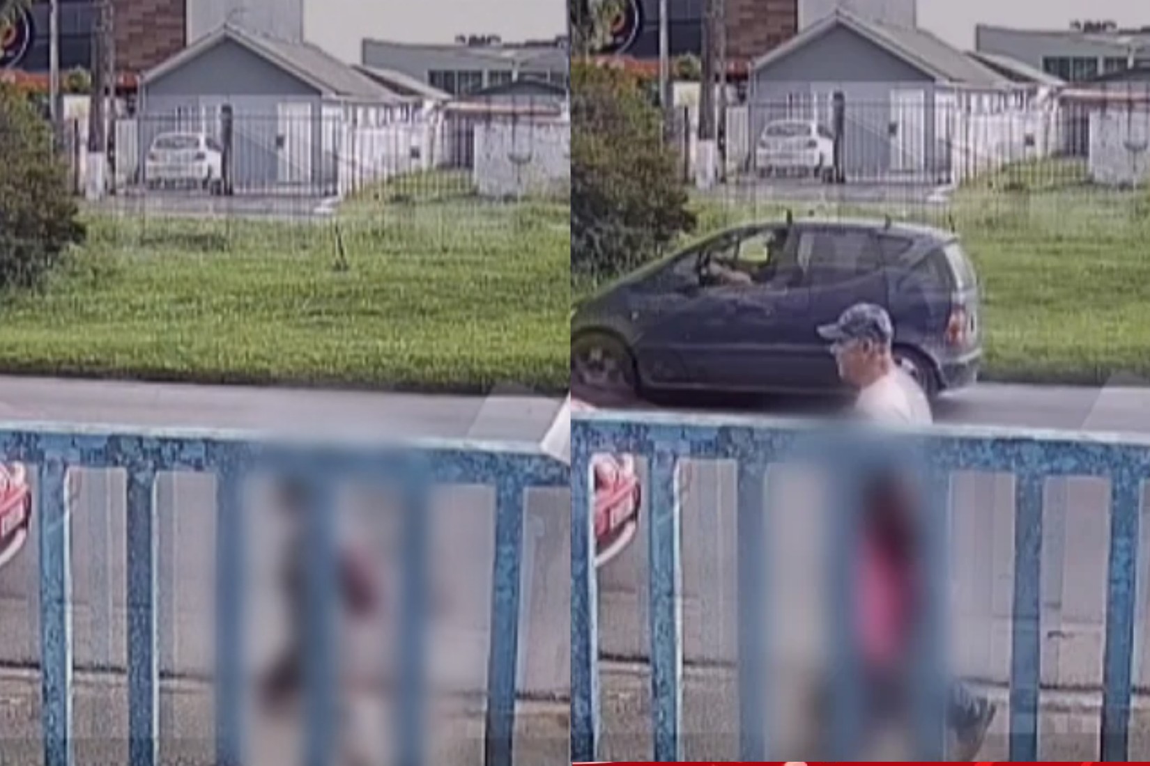 Menina faz sinal universal de socorro com a mão