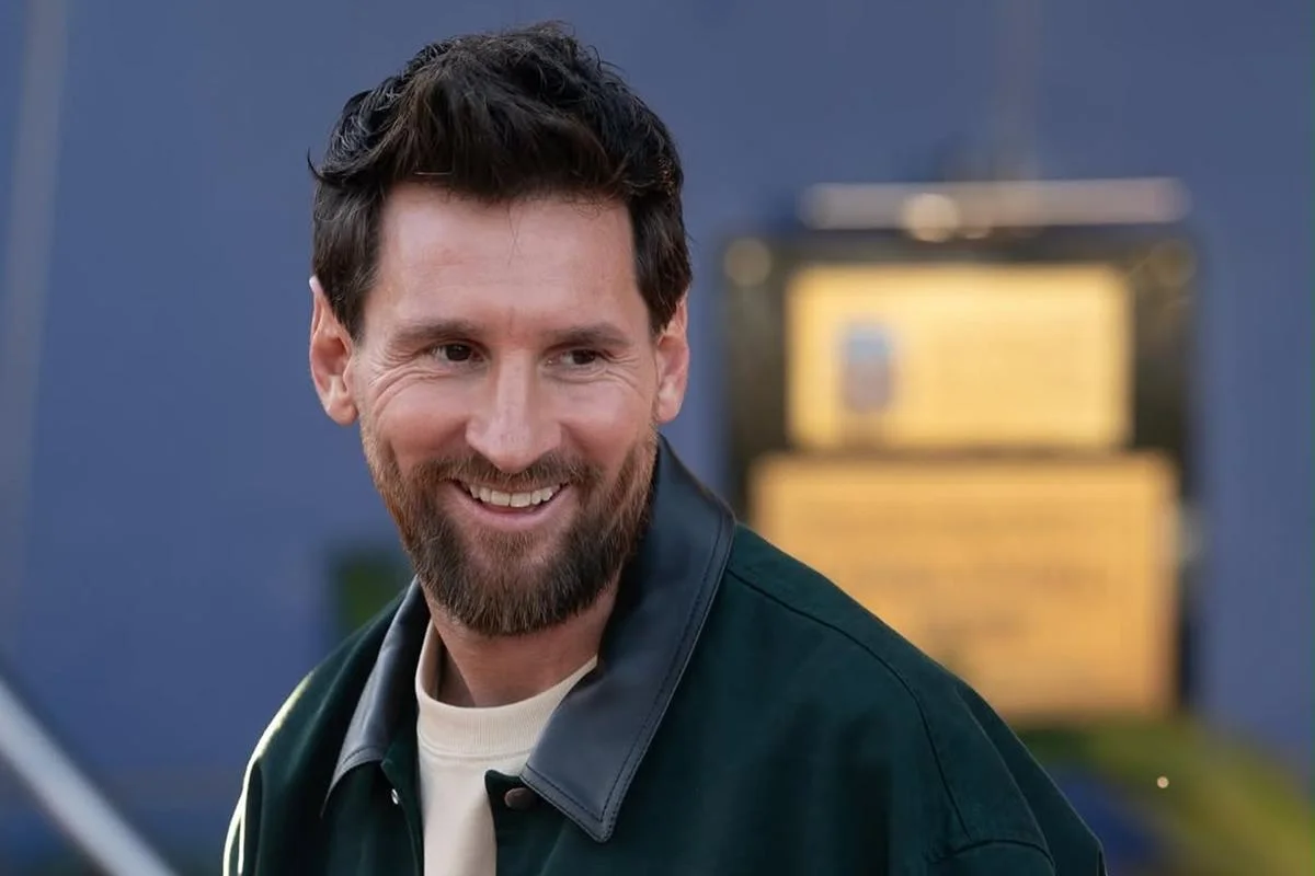 Lionel Messi com uniforme da seleção argentina