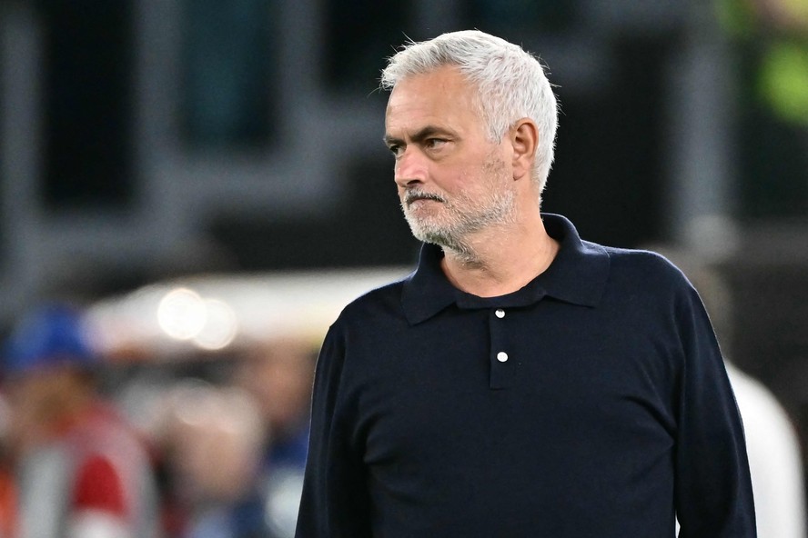 José Mourinho durante partida do Real Madrid