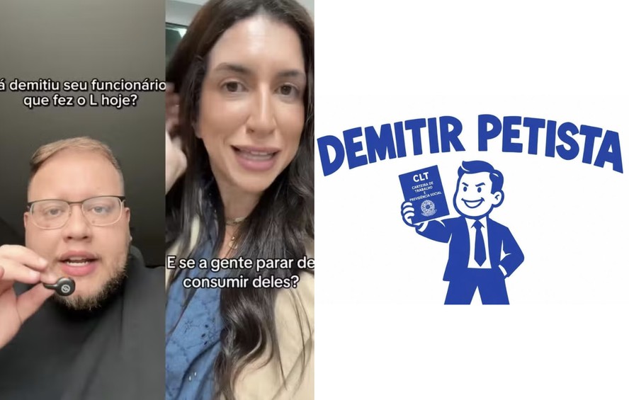 Publicação nas redes sociais sobre demissão e boicote por voto político