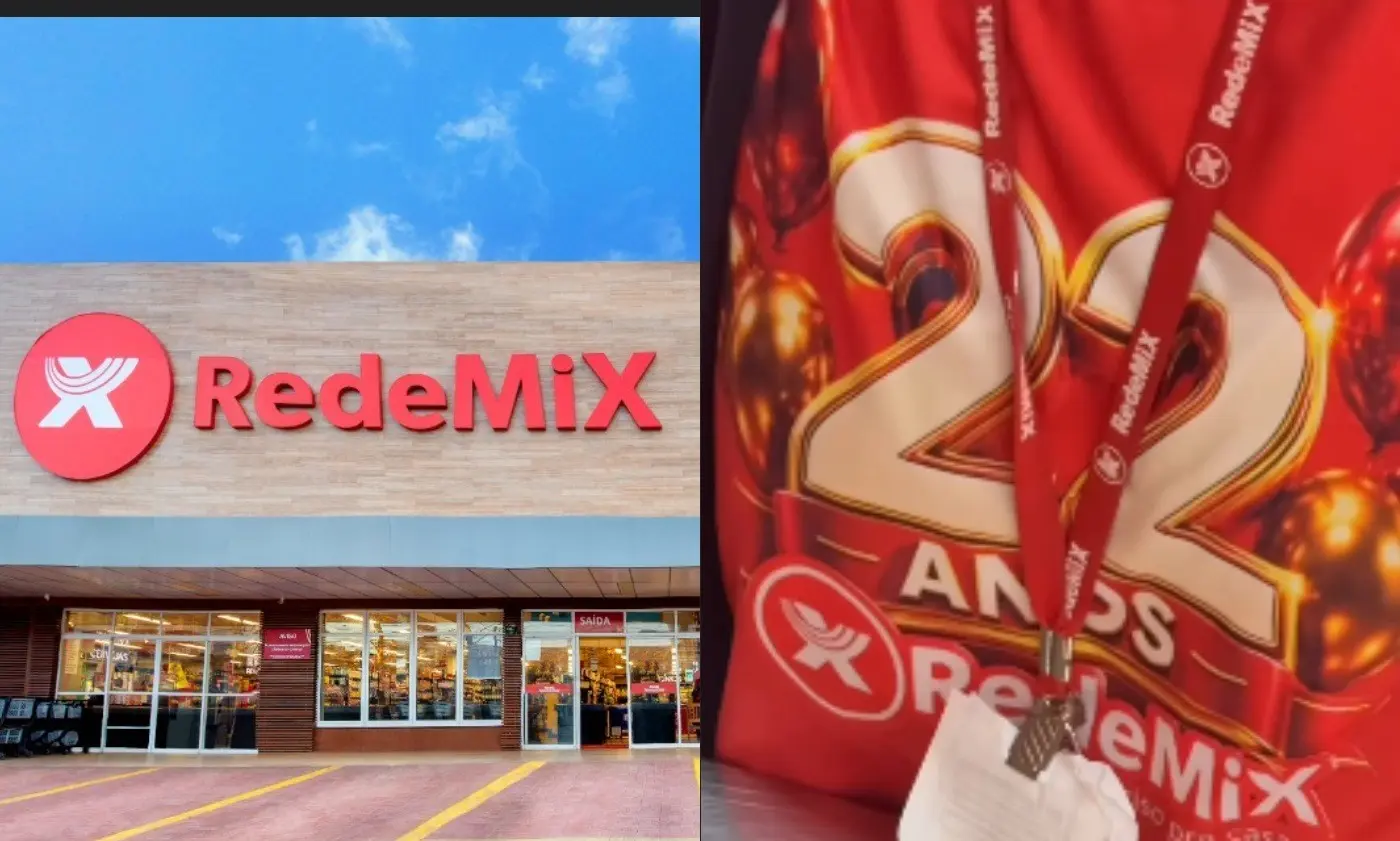Uniforme da Rede Mix com o número 22 estampado