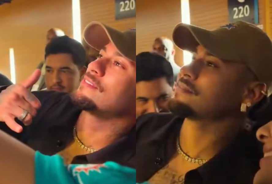 Neymar com cavanhaque e bigode