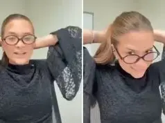 Julia Gobbo Amorim em vídeo publicado nas redes sociais
