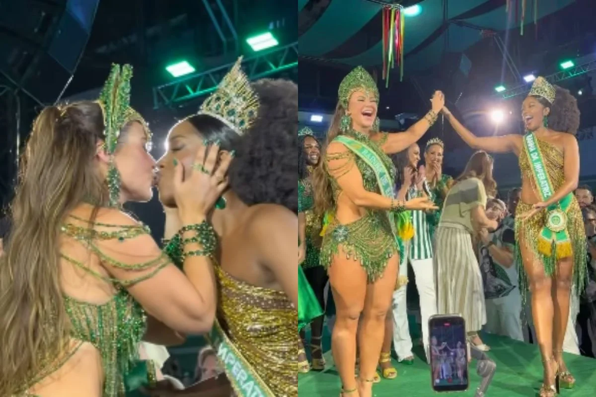 Paolla Oliveira e Iza em montagem colorida
