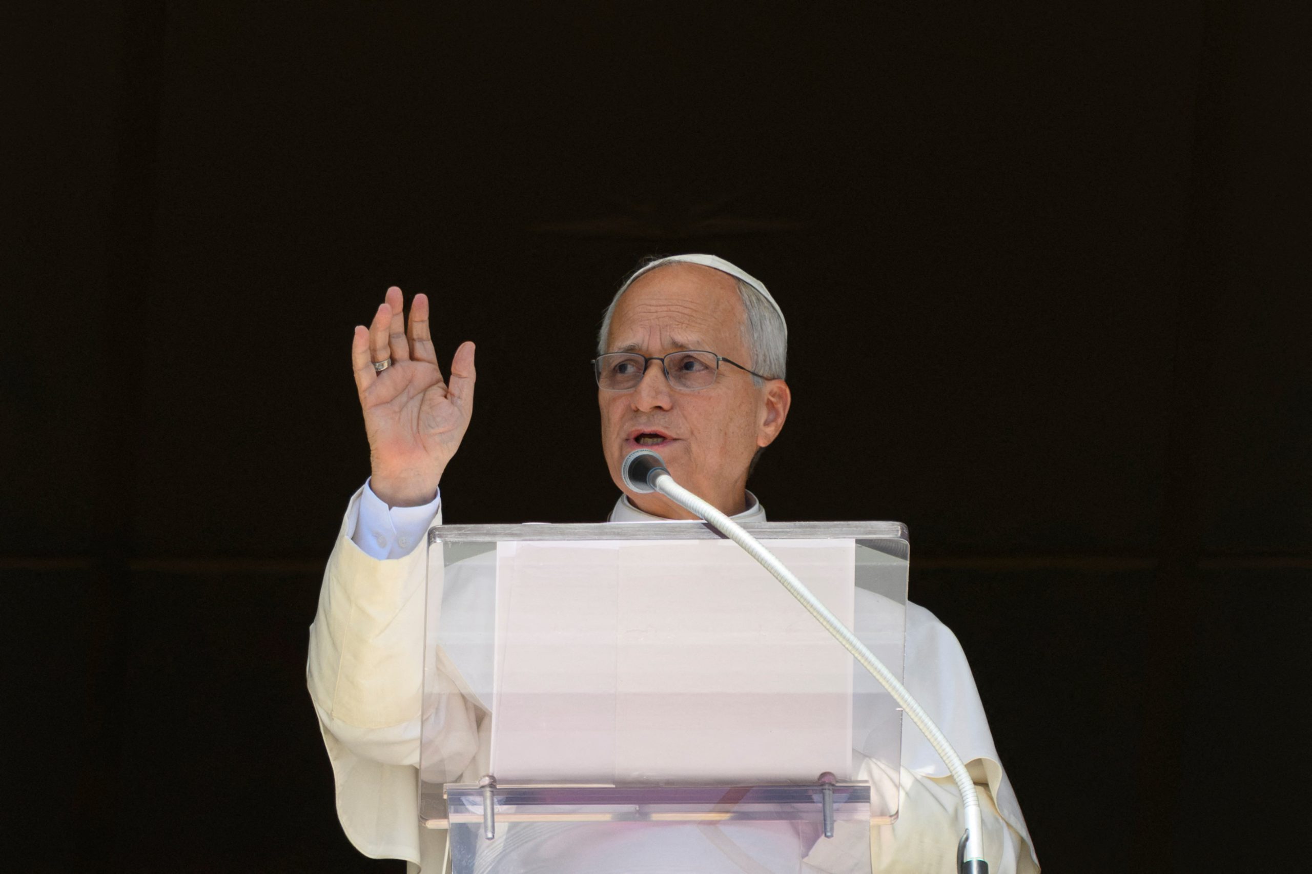 Papa durante oração do Angelus no Vaticano