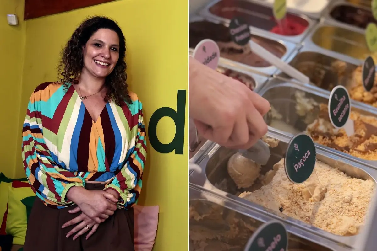 Giulia Obadia, criadora da sorveteria Dabelu