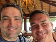 Willer Tomaz e Flávio Bolsonaro