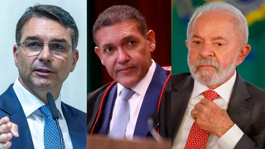 Kassio Nunes, Lula e Flávio Bolsonaro