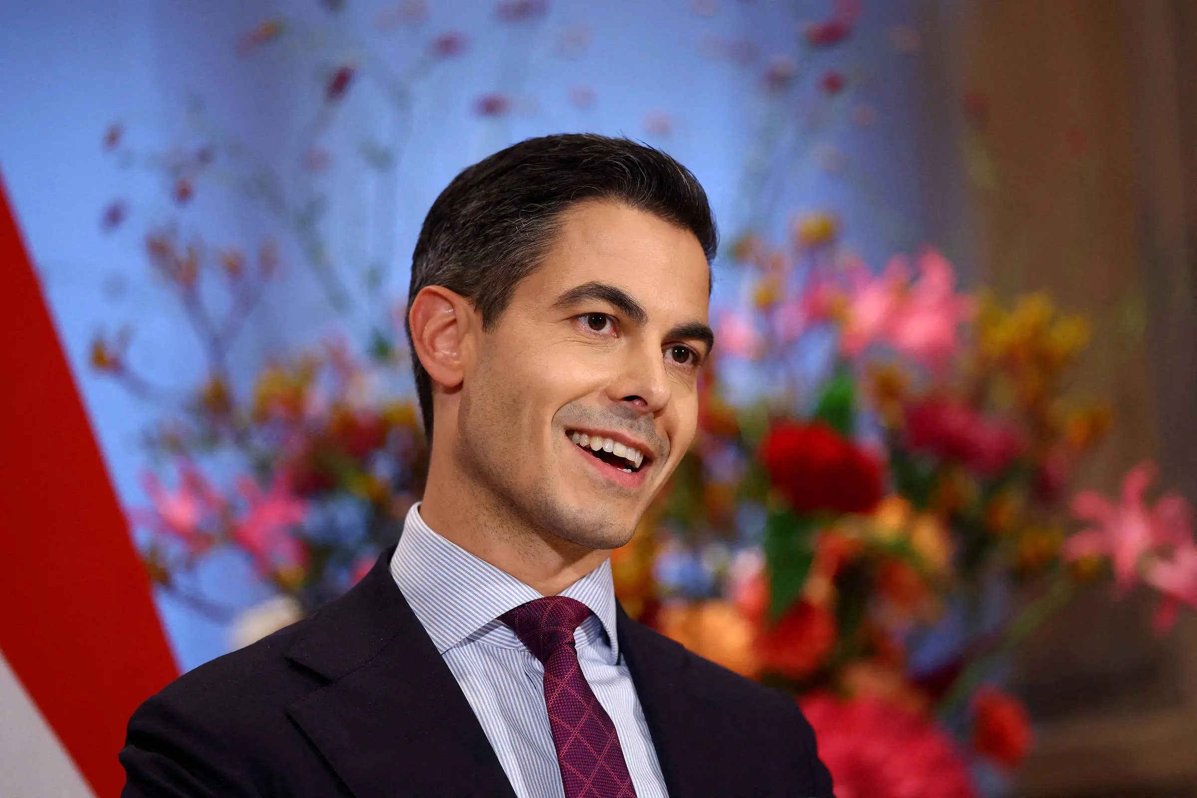 Rob Jetten durante entrevista coletiva