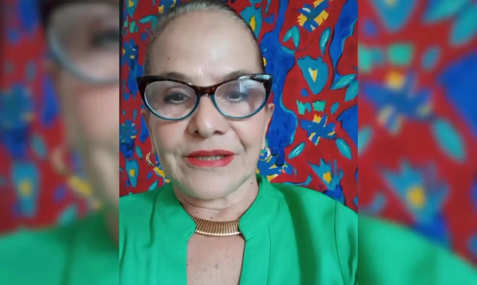 Psicóloga Mara Suassuna em vídeo publicado nas redes sociais