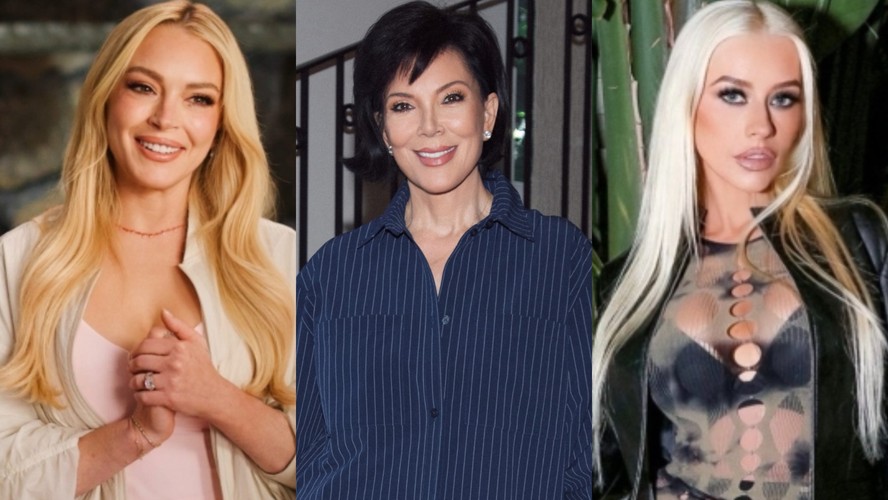 Lindsay Lohan, Kris Jenner e Christina Aguilera