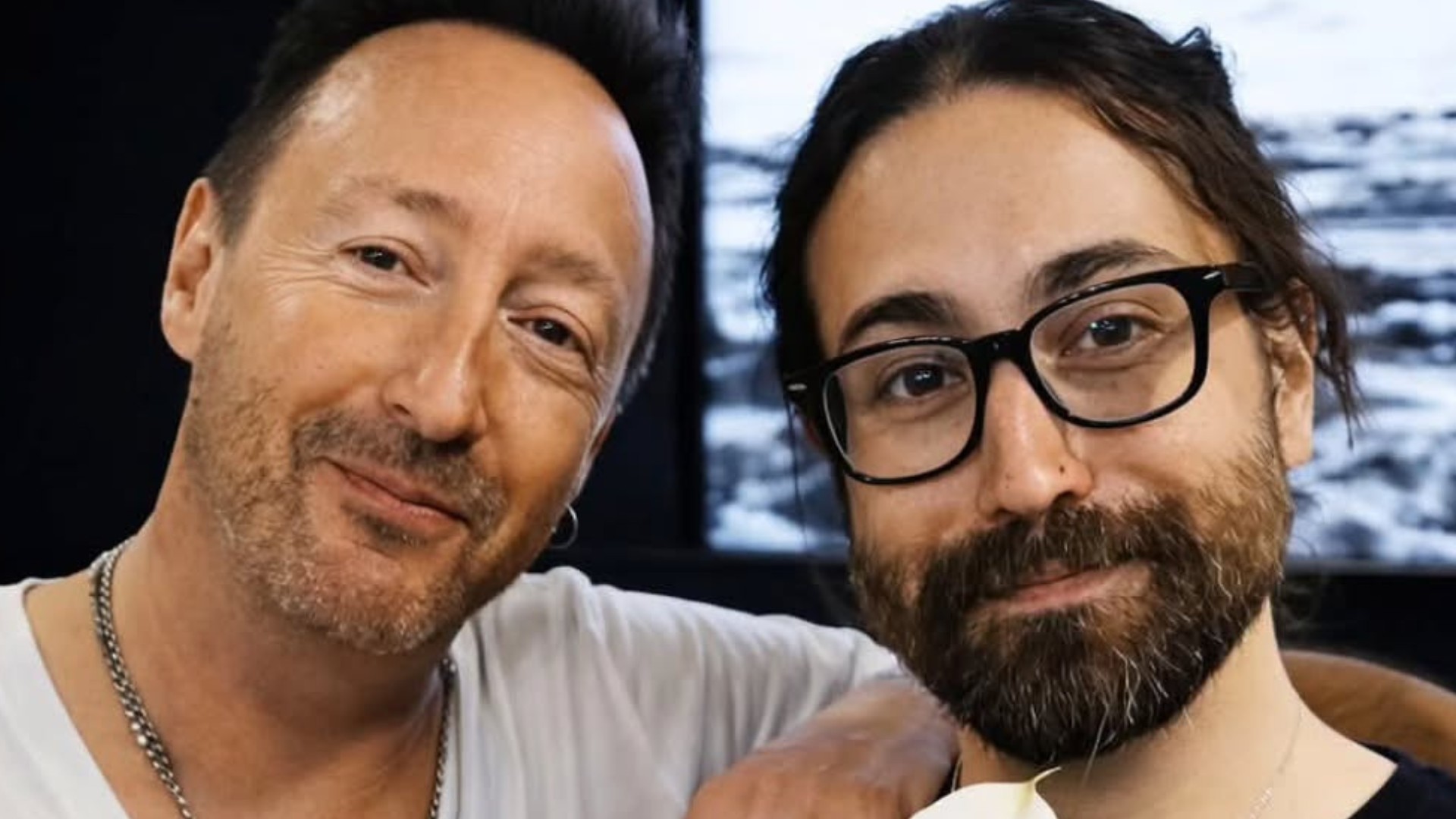 Sean Lennon e Julian Lennon juntos