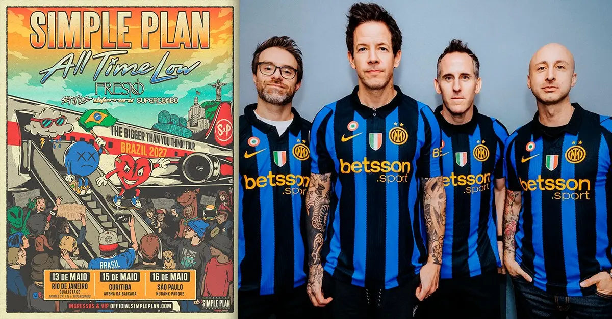 Integrantes da banda Simple Plan