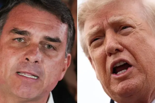 Trump abandona Flávio após autoproclamação: “Não vou me envolver”