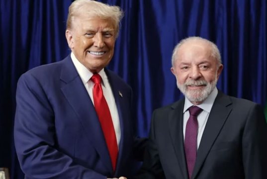 Donald Trump e Luiz Inácio Lula da Silva
