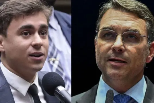 Flávio Bolsonaro e Nikolas Ferreira
