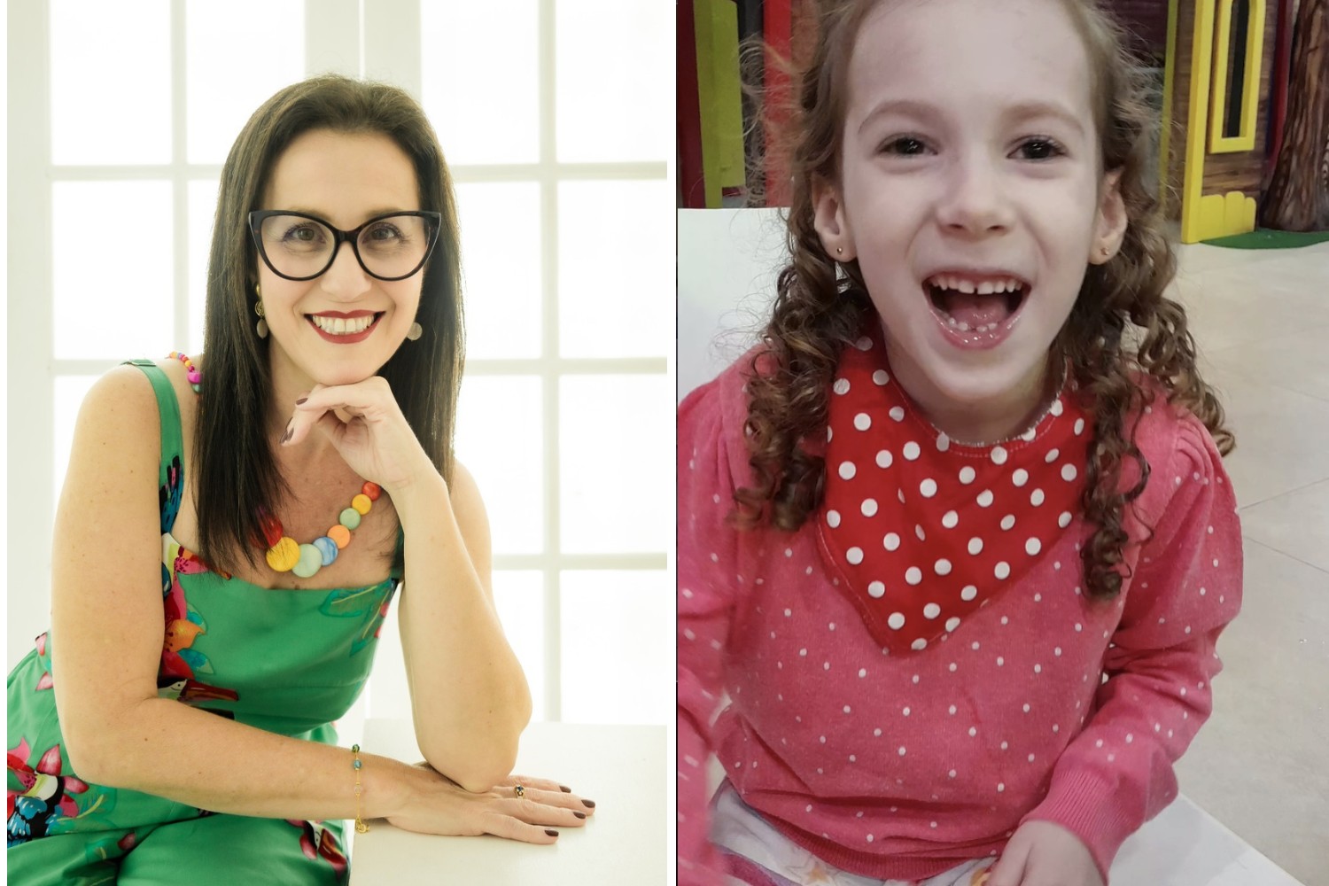 Viviani Rayes com a filha Hannah