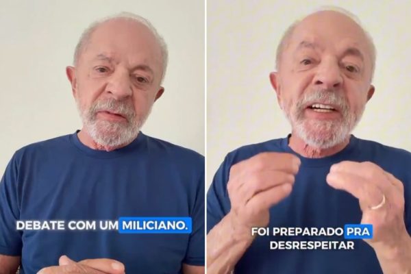 Lula chama Flávio Bolsonaro de “miliciano” e critica debate na Band